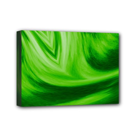 Wave Mini Canvas 7  X 5  (framed) by Siebenhuehner