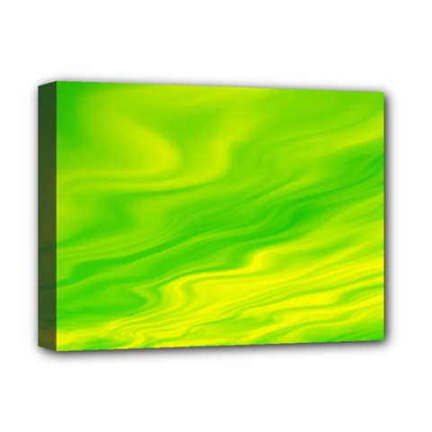 Green Deluxe Canvas 16  X 12  (framed)  by Siebenhuehner