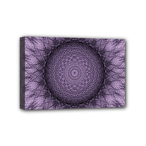 Mandala Mini Canvas 6  X 4  (framed) by Siebenhuehner