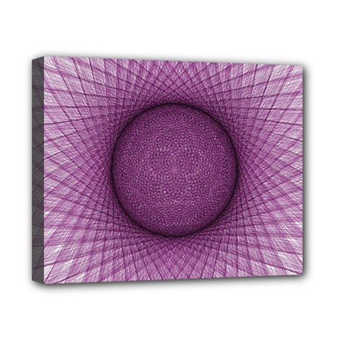 Spirograph Canvas 10  X 8  (framed) by Siebenhuehner