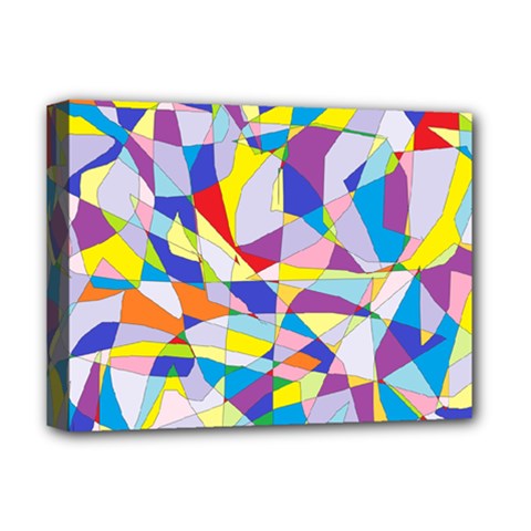 Fractured Facade Deluxe Canvas 16  X 12  (framed)  by StuffOrSomething