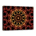 Yellow And Red Mandala Canvas 16  x 12  (Framed) View1