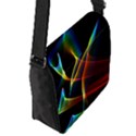 Peacock Symphony, Abstract Rainbow Music Removable Flap Cover (Small) View3