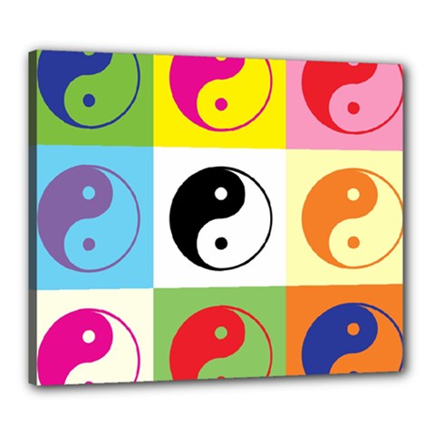 Ying Yang   Canvas 24  X 20  (framed) by Siebenhuehner