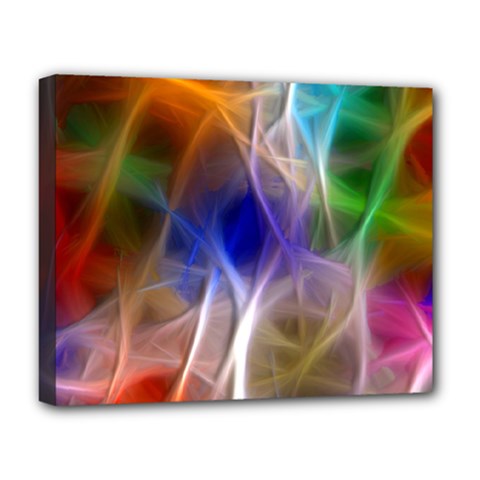 Fractal Fantasy Deluxe Canvas 20  X 16  (framed) by StuffOrSomething