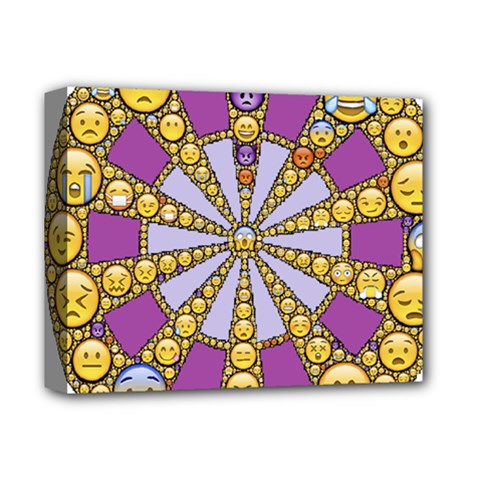 Circle Of Emotions Deluxe Canvas 14  X 11  (framed) by FunWithFibro