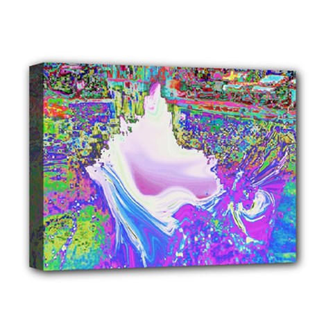 Splash1 Deluxe Canvas 16  X 12  (framed)  by icarusismartdesigns