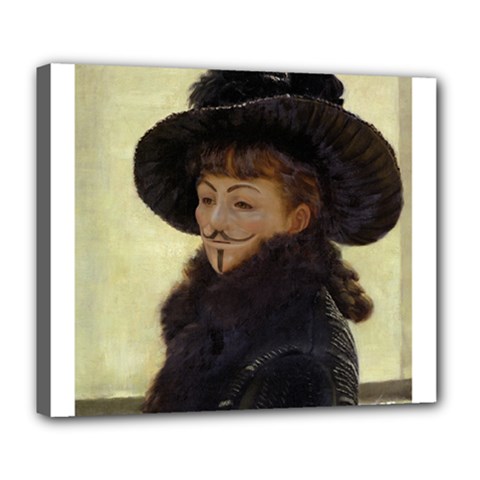 Kathleen Anonymous Ipad Deluxe Canvas 24  X 20  (framed) by AnonMart