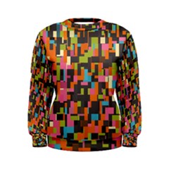 Colorful Pixels Women s Sweatshirt by LalyLauraFLM