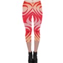 Gradient shapes Capri Leggings  View1