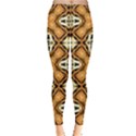 Faux Animal Print Pattern Leggings  View1