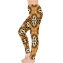 Faux Animal Print Pattern Leggings  View3