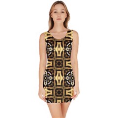 Faux Animal Print Pattern Bodycon Dress by GardenOfOphir