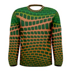 Distorted Rectangles Men Long Sleeve T-shirt by LalyLauraFLM