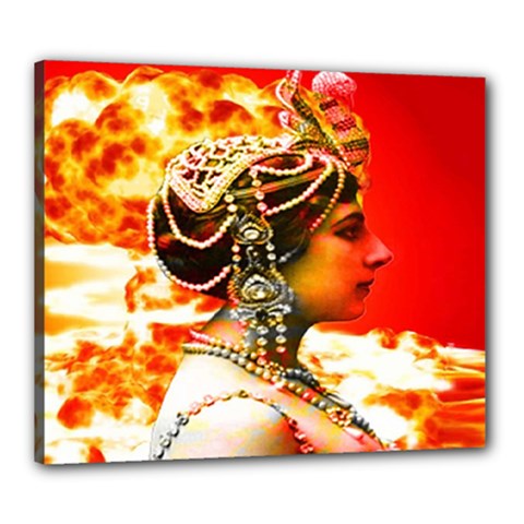 Mata Hari Canvas 24  X 20  (stretched) by icarusismartdesigns