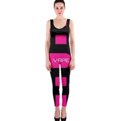 Hot Pink Black Vape  Onepiece Catsuit by OCDesignss