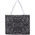 Trippy Black&white Abstract  Tiny Tote Bag View1