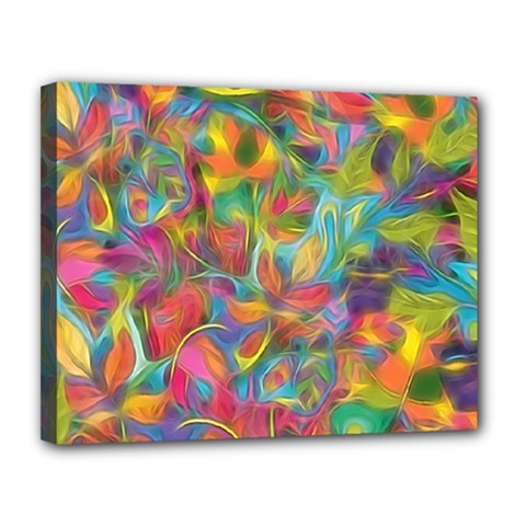 Colorful Autumn Canvas 14  X 11  (framed) by KirstenStar