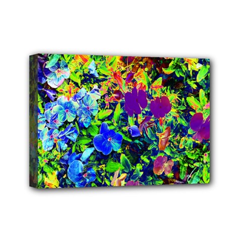 The Neon Garden Mini Canvas 7  X 5  by rokinronda