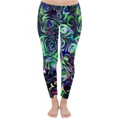 Colour Play Flowers Winter Leggings by InsanityExpressed