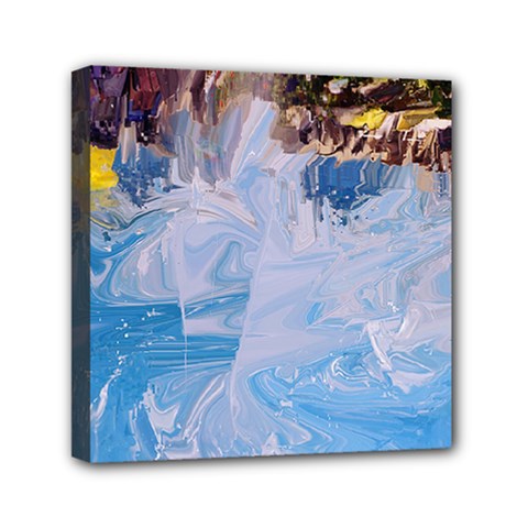 Splash 4 Mini Canvas 6  X 6  by icarusismartdesigns