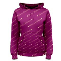 Merry Christmas,text,bordeaux Women s Pullover Hoodies by ImpressiveMoments