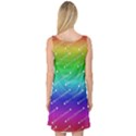 Merry Christmas,text,rainbow Sleeveless Satin Nightdresses View2