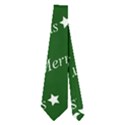 Merry Christmas,text,green Neckties (Two Side)  View1