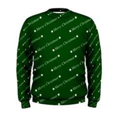 Merry Christmas,text,green Men s Sweatshirts by ImpressiveMoments