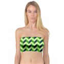 Modern Retro Chevron Patchwork Pattern Women s Bandeau Tops View1