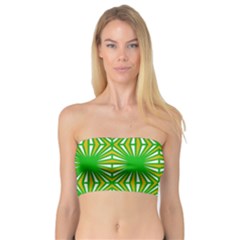 Retro Green Pattern Women s Bandeau Tops by ImpressiveMoments