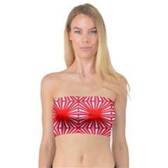 Retro Red Pattern Women s Bandeau Tops by ImpressiveMoments