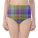 Plaid, Cool High-Waist Bikini Bottoms View1