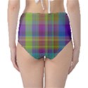 Plaid, Cool High-Waist Bikini Bottoms View2