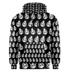 Ladybug Vector Geometric Tile Pattern Men s Pullover Hoodies by GardenOfOphir