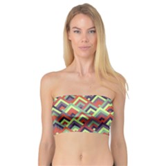 Trendy Chic Modern Chevron Pattern Women s Bandeau Tops by GardenOfOphir