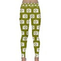 Modern Chic Vector Camera Illustration Pattern Yoga Leggings View1