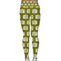 Modern Chic Vector Camera Illustration Pattern Yoga Leggings View2