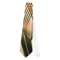 Clef With  And Floral Elements Neckties (one Side)  by FantasyWorld7