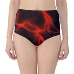 Cosmic Energy Red High-waist Bikini Bottoms by ImpressiveMoments