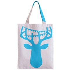 Party Deer With Bunting Zipper Classic Tote Bags by CraftyLittleNodes