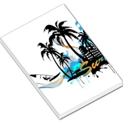 Surfing Large Memo Pads by EnjoymentArt