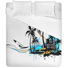 Surfing Duvet Cover (double Size) by EnjoymentArt