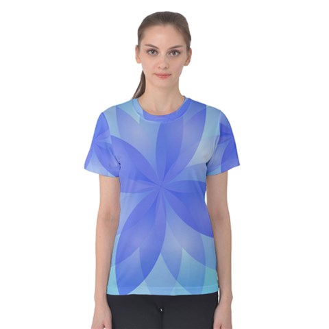 Abstract Lotus Flower 1 Women s Cotton Tees by MedusArt