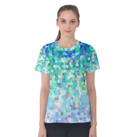 Mosaic Sparkley 1 Women s Cotton Tees by MedusArt