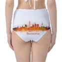 Barcelona City Art High-Waist Bikini Bottoms View2