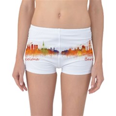 Barcelona City Art Reversible Boyleg Bikini Bottoms by hqphoto