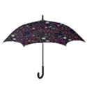 Sci Fi Fantasy Cosmos Pink Hook Handle Umbrellas (Small) View3