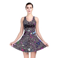 Sci Fi Fantasy Cosmos Pink Reversible Skater Dresses by ImpressiveMoments