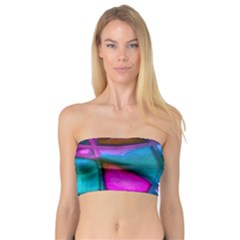 Imposant Abstract Teal Women s Bandeau Tops by ImpressiveMoments